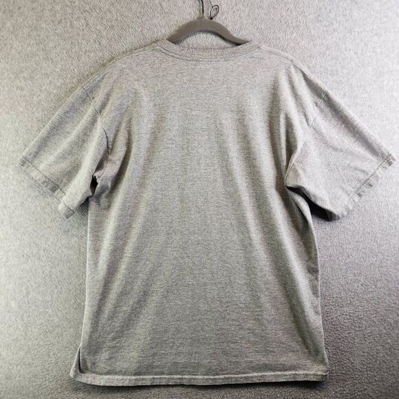 Nike Shirt Mens L Gray Vintage Y2K Silver Tag Left Swoosh Crewneck Tee Vtg - Picture 11 of 12